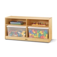 Toddler Jumbo Tote Storage – with Clear Totes + Lids