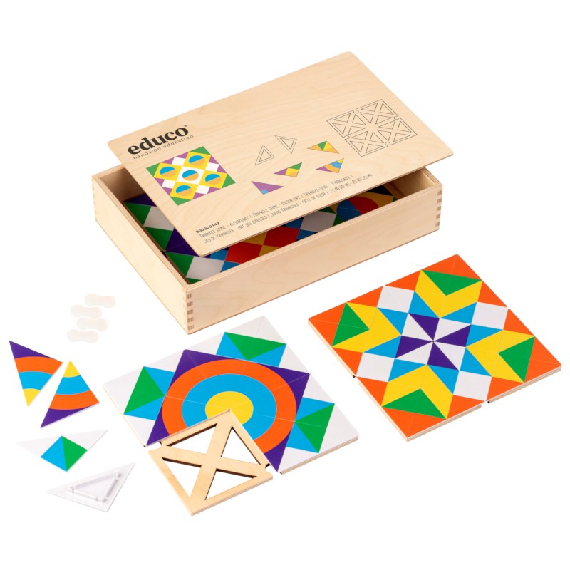 Triangle Game – Color Art