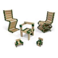 Planks 1000 - JOIN CLIPS® system | Educo | Play set