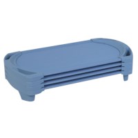 SpaceLine Cot Toddler 4 Pack – Wedgewood