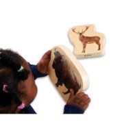 Wooden Forest Animal Blocks