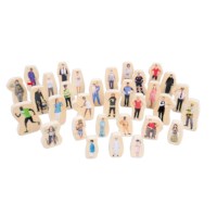 Wooden Community People Blocks