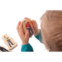 Wooden Community People Blocks