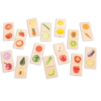 Wooden Fruit and Vegetable Match