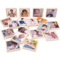 My Emotions Wooden Tiles