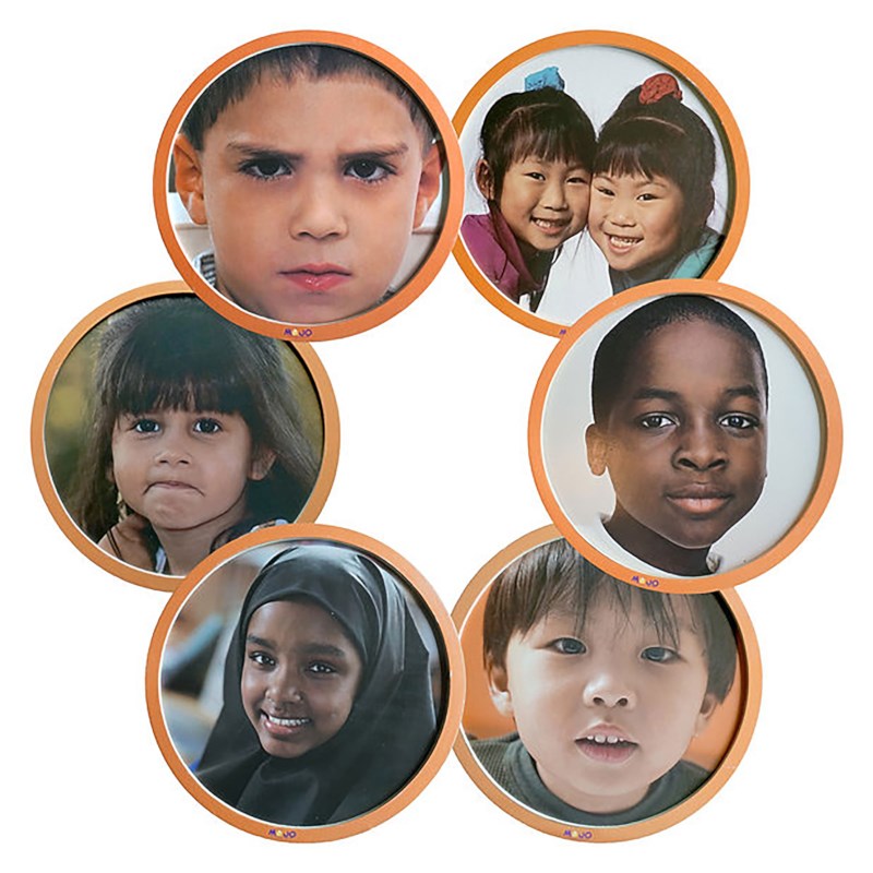 Children Faces From Around the World Puzzles (Set of 6)