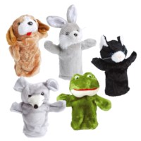 Pet Plush Puppets Set of 5