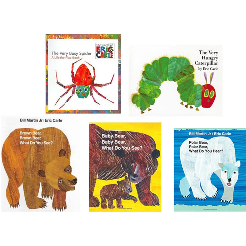 Eric Carle Classic Book Set of 5 - board book
