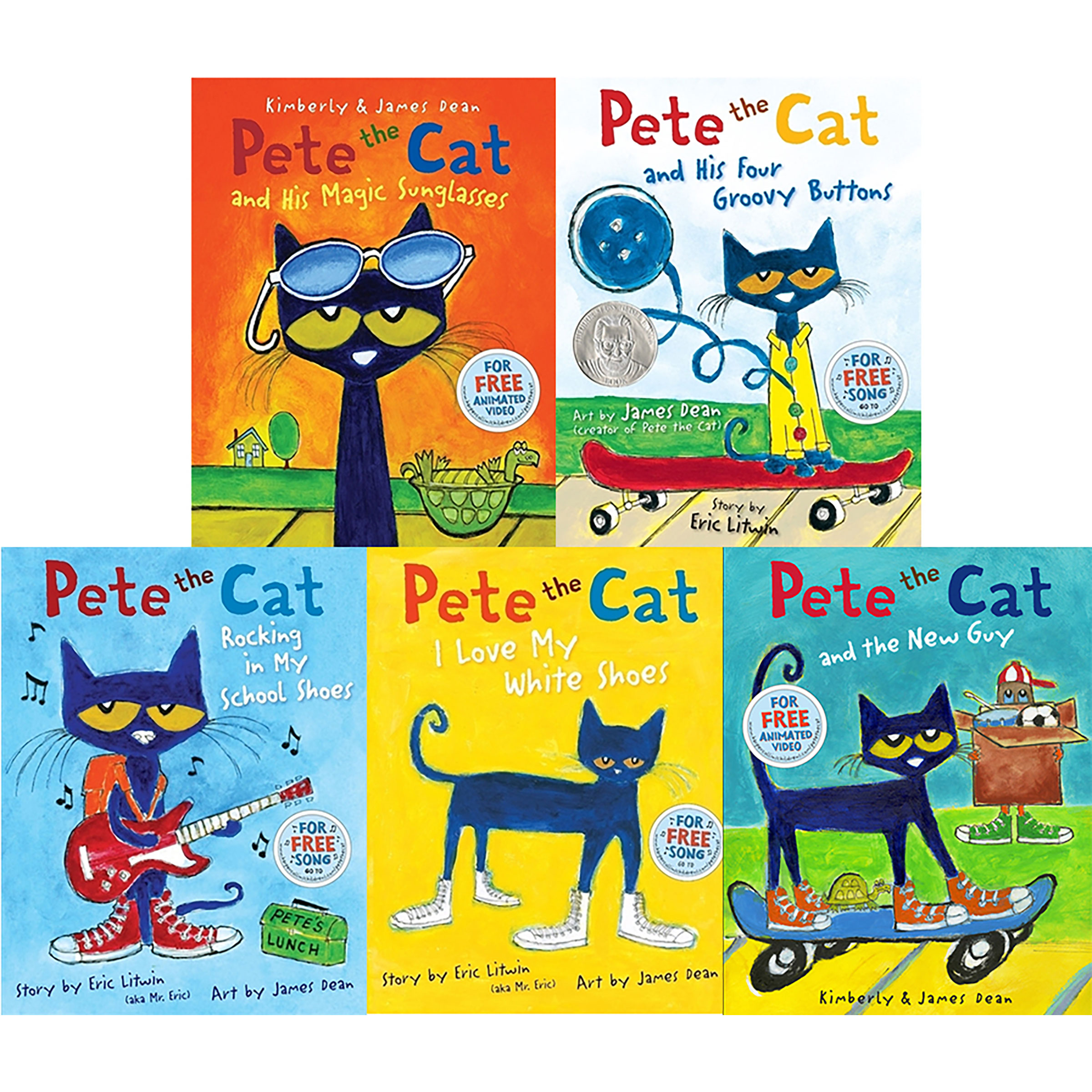 Pete the Cat 洋書絵本＆マイヤペンセット Amazon.com: Pete the Cat: I Love My White Shoes (Japanese Edition