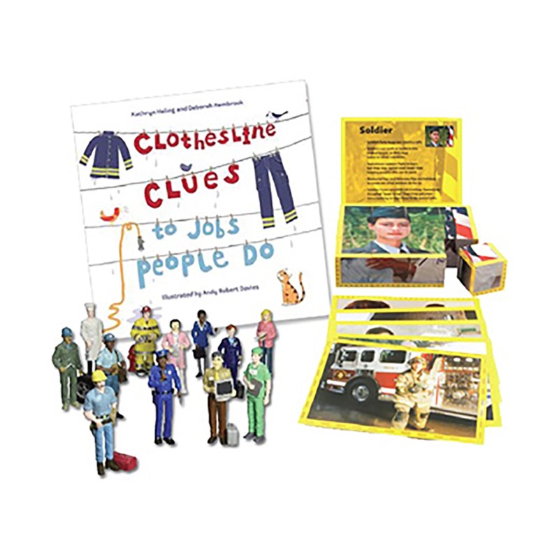 Clothesline Clues To Jobs People Do Interactive Literacy Kit
