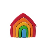 Rainbow Stacking Houses