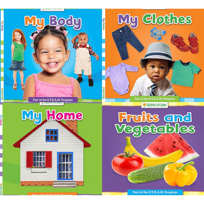 Grow with STEAM Board Book Set of 4