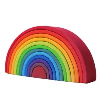 Large Tunnel Stacker - Rainbow (12 pieces)