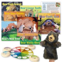 Bear Social Emotional Interactive Literacy Kit with 7 Board Books