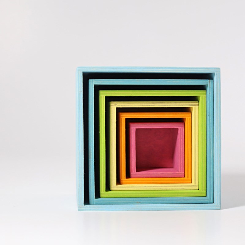 Large Nesting Boxes - Pastel 