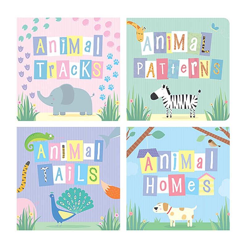 Guess the Animals Board Book Set of 4