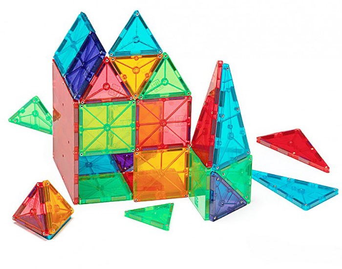 Magna-Tiles Clear Color 100 Piece Set