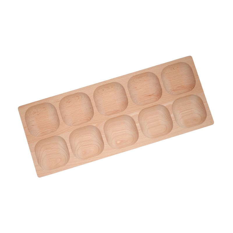 Natural Sorting Tray (10 section)