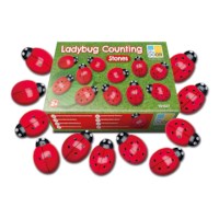 Lady Bug Counting Stones