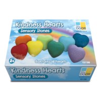 Kindness Hearts Sensory Stones